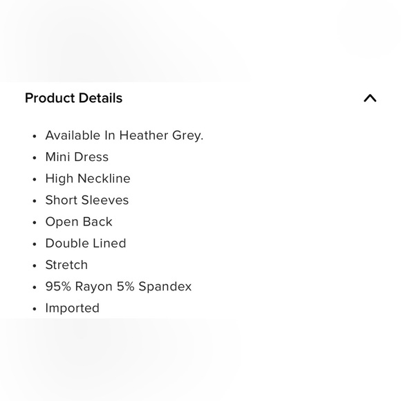 Fashion Nova Zoe Mini T-Shirt Dress In Heather Gray-Sz.Medium 🩶 - Picture 6 of 6